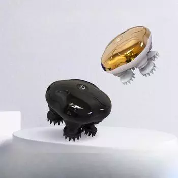 Новый массажер для кожи головы, интеллектуальный физиотерапевтический инструмент с красным светом для драгирования меридианов, электрический массажер для кожи головы