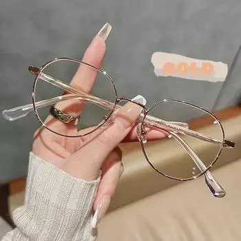 Новый металлический каркас, блокирующие синий свет, очки для близорукости, женские и мужские очки унисекс, компьютерные очки против усталости, очки для близорукости 0(anti-blue light)
