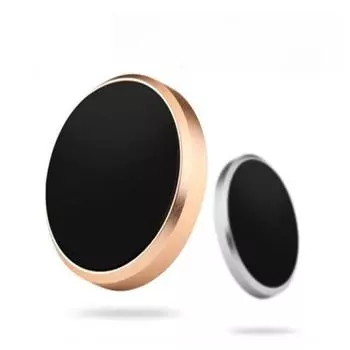 Новый металлический мини-магнитный присоска, универсальный случайный магнитный присоска, кронштейн для воздуховыпускного отверстия, магнитный держатель для мобильного телефона в машину золотистый