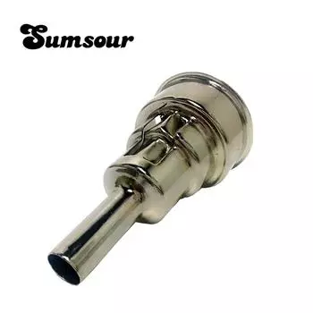 Новый металлический утюг с круглой фурмой диаметром 35 мм и соплом размером 65 х 9 мм.