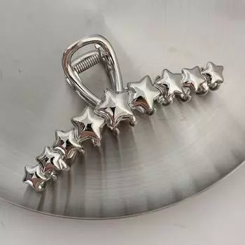 Новый металлический зажим-краб для женщин, золотой геометрический зажим для волос, большой размер, повязка на голову, заколка для волос, аксессуары для волос