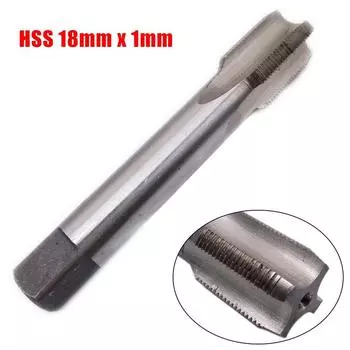 Новый метчик HSS 18 мм x 1 метрический с правой резьбой, шаг 18 x 1 мм