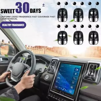 Новый милый автомобильный освежитель воздуха автоматический мини-робот воздушный дефлектор салонный зажим ароматерапия автомобильный парфюм ароматизатор Ventilati S3L0