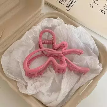 Новый милый крутой градиентный полый зажим-краб с бабочкой Женский темпераментный легкий роскошный дизайн Акулий зажим Аксессуары для волос для девушки