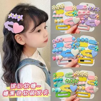 Новый милый мультфильм BB клипса для девочек сладкий допамин детский набор заколок для волос