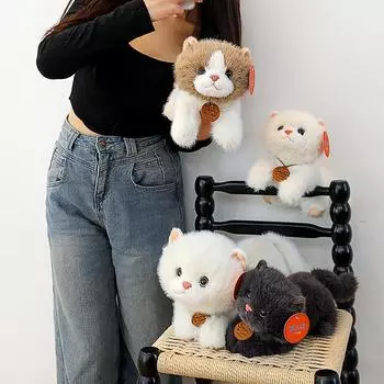 Новый милый питомец ленивая кошка кукла имитация кошки плюшевая игрушка успокаивающий тряпичная кукла подарок на день рождения 30cm 0.25kg