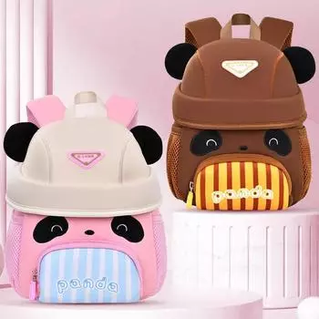 Новый милый рюкзак для детского сада с пандой для девочек, детская сумка, школьная сумка для мальчиков начальной школы, рюкзак Kawaii