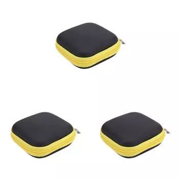 Новый мини-квадратный чехол из ЭВА для гарнитуры, Bluetooth-совместимый ящик для хранения кабеля наушников
