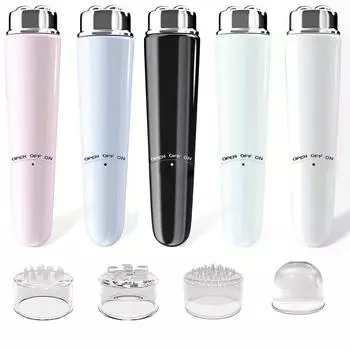 Новый мини-массажер для глаз, электрический вибрационный косметический инструмент, магнитный портативный V-образный массажер для лица розовый