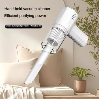 Новый мини-ручной пылесос, портативный беспроводной пылесос для удаления клещей, домашний автомобильный очиститель двойного назначения, подарок