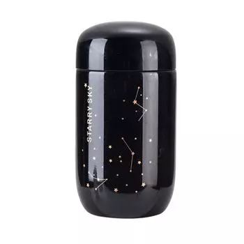 Новый! Мини-термос Starry, 200 мл, герметичная бутылка из нержавеющей стали 304, термальная бутылка для воды, контейнер для еды белый