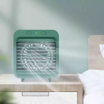Новый мини USB увлажнитель воздуха охладитель вентилятор с функцией распылительного охлаждения охладитель вентилятор воздуха охладитель зелёный