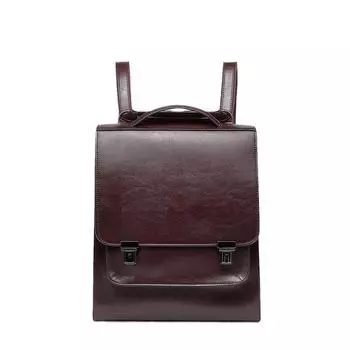 Новый минималистичный ретро-рюкзак из натуральной кожи для женщин с универсальным дизайном, британская мода и трендовый стиль рюкзака в стиле художественной школы