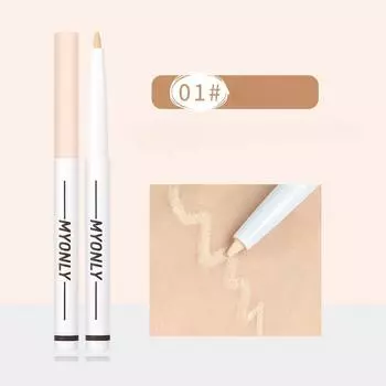 Новый многофункциональный карандаш-консилер, инструмент для контуринга шелкопряда, скрывает пятна, следы от прыщей, темные круги, веснушки и осветляет кожу. 0.35g