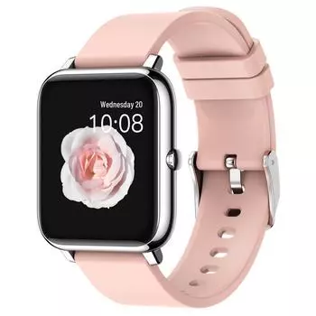 Новый многофункциональный водонепроницаемый смарт-браслет P22 с большим сенсорным экраном и функцией мониторинга сердечного ритма и артериального давления чёрный