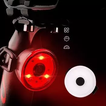 Новый многофункциональный задний фонарь для велосипеда, сигнальная лампа с защелкивающейся вспышкой, задний фонарь для велосипедного тормоза, уличный ходовой фонарь