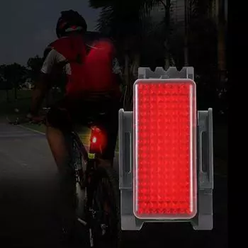 Новый многофункциональный задний фонарь для велосипеда Type-c, сигнальная лампа с быстрой зарядкой, клипсовый тип, уличный ночной ходовой фонарь, кепка, светильник для шлема красный