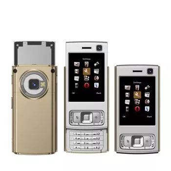 Новый мобильный телефон N95 Pro Mini Slider 2G с 2,0-дюймовым дисплеем, двумя SIM-картами, Bluetooth, GSM, фонариком, клавиатурой Magic Voice Type-C, небольшим сотовым телефоном 2G Standard чёрный