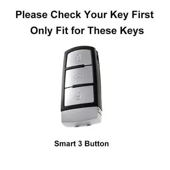 Новый модный чехол для ключей из ТПУ для Volkswagen VW CC Passat B6 B7 Passat 3C CC Maogotan R36 B5 B7L, протектор, автоаксессуары чёрный