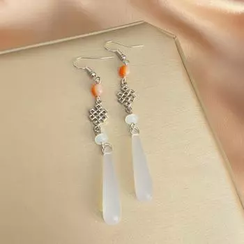 Новый модный дизайн, китайский узел, кисточка, капли воды, изысканный крючок-джокер, женский