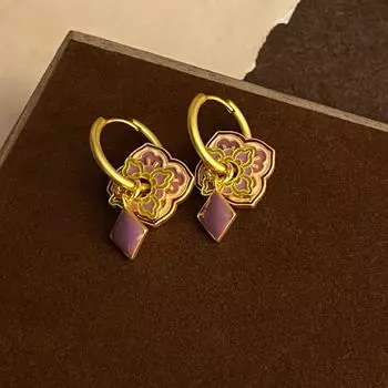 Новый модный дизайн, легкая роскошная эмалированная глазурь, пряжка с бриллиантами и ушками, женская