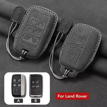 Новый модный кожаный чехол для автомобильного ключа-брелока для Land Rover Discovery 3 4 Sport Freelander 2 Defender 110 Evoque для Jaguar XF XJ Style A
