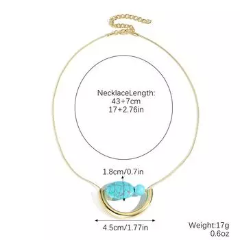 Новый модный кулон из зеленого камня с высококачественными аксессуарами из натурального камня для женских цепочек. Ожерелье из зеленого камня в богемном стиле. 50cm капри