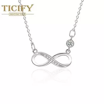 Новый модный кулон «Любовь» с микроцирконом, 8-символьный кулон белый