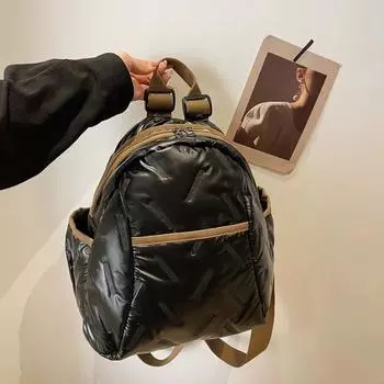 Новый модный легкий роскошный повседневный простой универсальный большой емкости хлопковый женский рюкзак для одежды