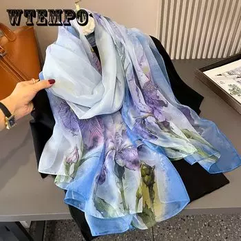 Новый модный летний женский шарф Bohemia Flower Beach Hijab Shawls and Wraps Женский платок Echarpe Designer Pashmina Bandana