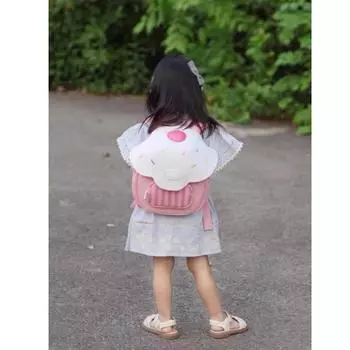 Новый модный милый детский маленький рюкзак с милыми грибами, школьная сумка для школьников, мини-рюкзак, легкий рюкзак для взрослых розовый