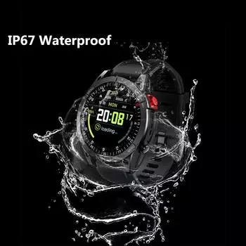 Новый модный многофункциональный умный браслет с обнаружением сердечного ритма, часы для бега для мужчин и женщин, IP67, Bluetooth-звонок, браслет с полным сенсорным экраном чёрный