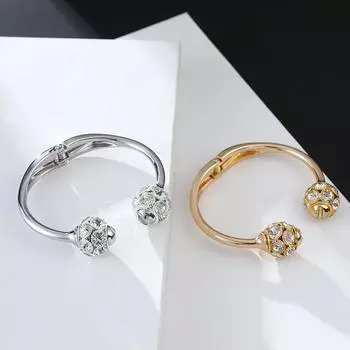 Новый модный простой классический 18-каратный круглый браслет с бриллиантами для женщин ювелирные изделия Ajorca