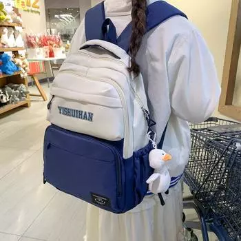 Новый модный рюкзак большой вместимости для отдыха, спорта и путешествий, мужской и женский рюкзак, студенческая сумка для кампуса, компьютерная сумка чёрный