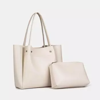 Новый модный рюкзак из мягкой кожи большой вместимости, портативная минималистичная дорожная сумка, сумка для покупок на одно плечо One Size