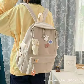 Новый модный рюкзак, унисекс, для студентов колледжей, повседневный, большой емкости для путешествий average size