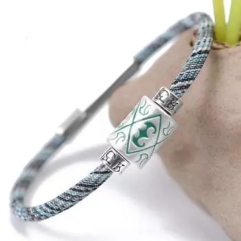 Новый модный шестисимвольный мантровый цветной плетенный браслет из веревки для мужчин и женщин, распродажа ювелирных изделий 15cm