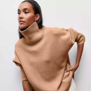 Новый модный свитер с длинными рукавами для осени и зимы, легкий и удобный круглый вырез, однотонный вязаный свитер для женщин S серый