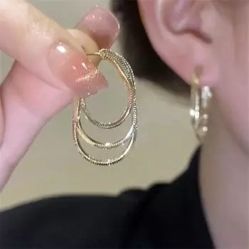 Новый модный тренд, уникальный дизайн, элегантные, нежные, легкие, роскошные многослойные серьги с кисточками, женские ювелирные изделия, подарки на вечеринку