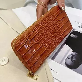 Новый модный женский кошелек корейского выпуска, большая вместительная сумка для карточек зелёный