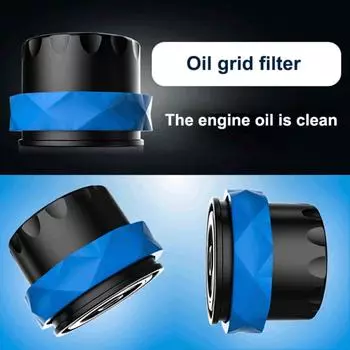 Новый мощный магнитный масляный фильтр машина очищает моторное масло адсорбция железных примесей масляный магнит мощный магнитный автоматический масляный фильтр