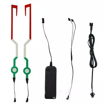 Новый мотоциклетный шлем DIY световая полоса наклейка светодиодный ночной сигнальный свет светящиеся полосы