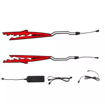 Новый мотоциклетный шлем Shark светодиодная сигнальная лента для ночной езды светящиеся полосы