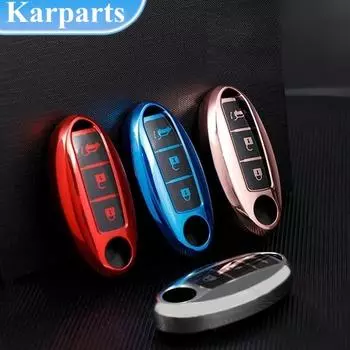 Новый мягкий чехол для ключей из ТПУ для Nissan Qashqai X-Trail T32 T31 Juke J10 J11 Kicks Tiida Pathfinder Note для Infiniti A Style розовый