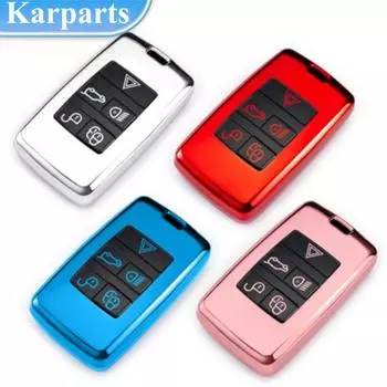 Новый мягкий чехол для ключей из ТПУ, защитный чехол с дистанционным управлением для Land Rover Range Rover Sport Evoque Velar Discovery 5 2018 2019 2020 красный