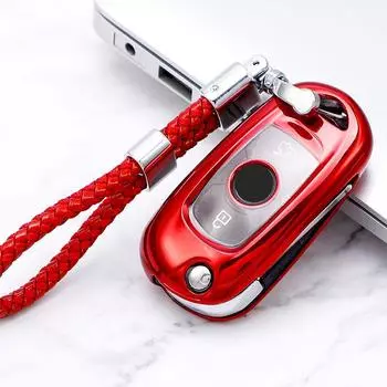 Новый мягкий чехол для ключей из ТПУ Buick Verano ENCORE GX GL6 2018-для Opel Vauxhall Astra K Corsa E брелок Red key case
