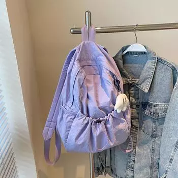 Новый мягкий нейлоновый материал для отдыха, простота, высокая вместимость, сверхлегкий, устойчивый к брызгам рюкзак для путешествий и путешествий