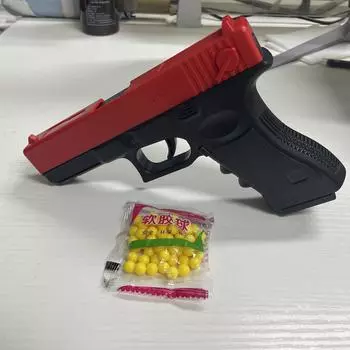 Новый мягкий пулевой пистолет для страйкбола, ручной пистолет G17 G-lock, игрушечный пистолет с нижним магазином, лазерное спортивное оружие CS для игр, детский подарок