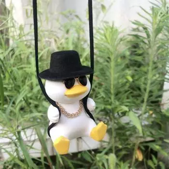 Новый мультяшный автомобильный кулон с животными, зеркало заднего вида, подвесные украшения для женщин, аксессуары для салона автомобиля, счастливые подарки