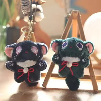 Новый мультяшный лисенок, кот, плюшевый брелок, игрушка, кукла, лиса, кот, Genshin Impact, периферийная кукла, подвеска 12 cm.